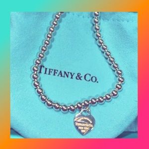 Tiffany Sterling Silver Beaded Bracelet